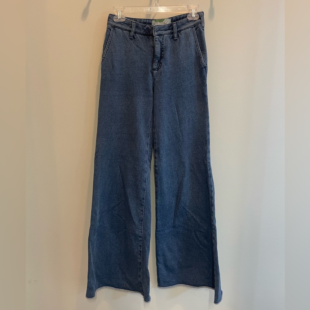 Anthropologie Wide Leg Denim